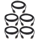 Eaton P580-010-5PK DisplayPort cable 196.9" (5 m) Black
