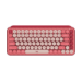 Logitech Pop Keys keyboard Universal RF Wireless + Bluetooth Burgundy, Pink, Rose