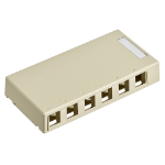Leviton 41089-6IP network junction box Ivory
