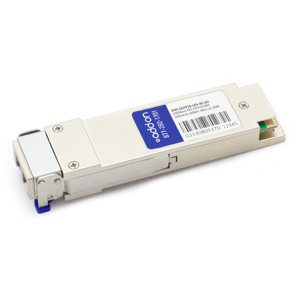 Image of AddOn Networks ONS-QSFP28-LR4-40-AO network transceiver module...