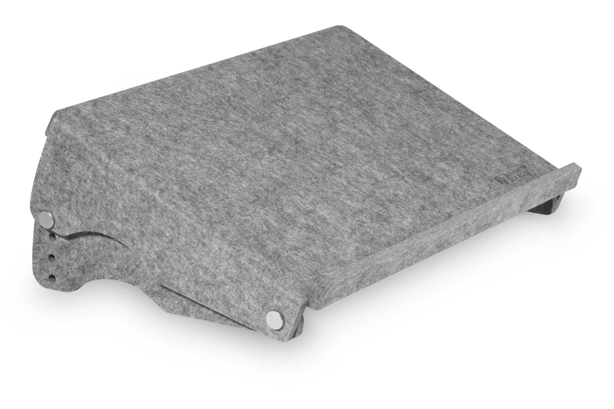 Image of BakkerElkhuizen Q-doc 515 Circular document holder PET felt Grey