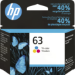 HP 63 Tri-color Original Ink Cartridge