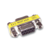 C2G DB9 F/F Mini Gender Changer DB9F Silver