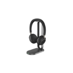 Yealink BH76 Headset Wireless Head-band Calls/Music Bluetooth Charging stand Black