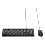 Belkin BBZ014TT toetsenbord Inclusief muis Universeel USB AZERTY Engels Zwart