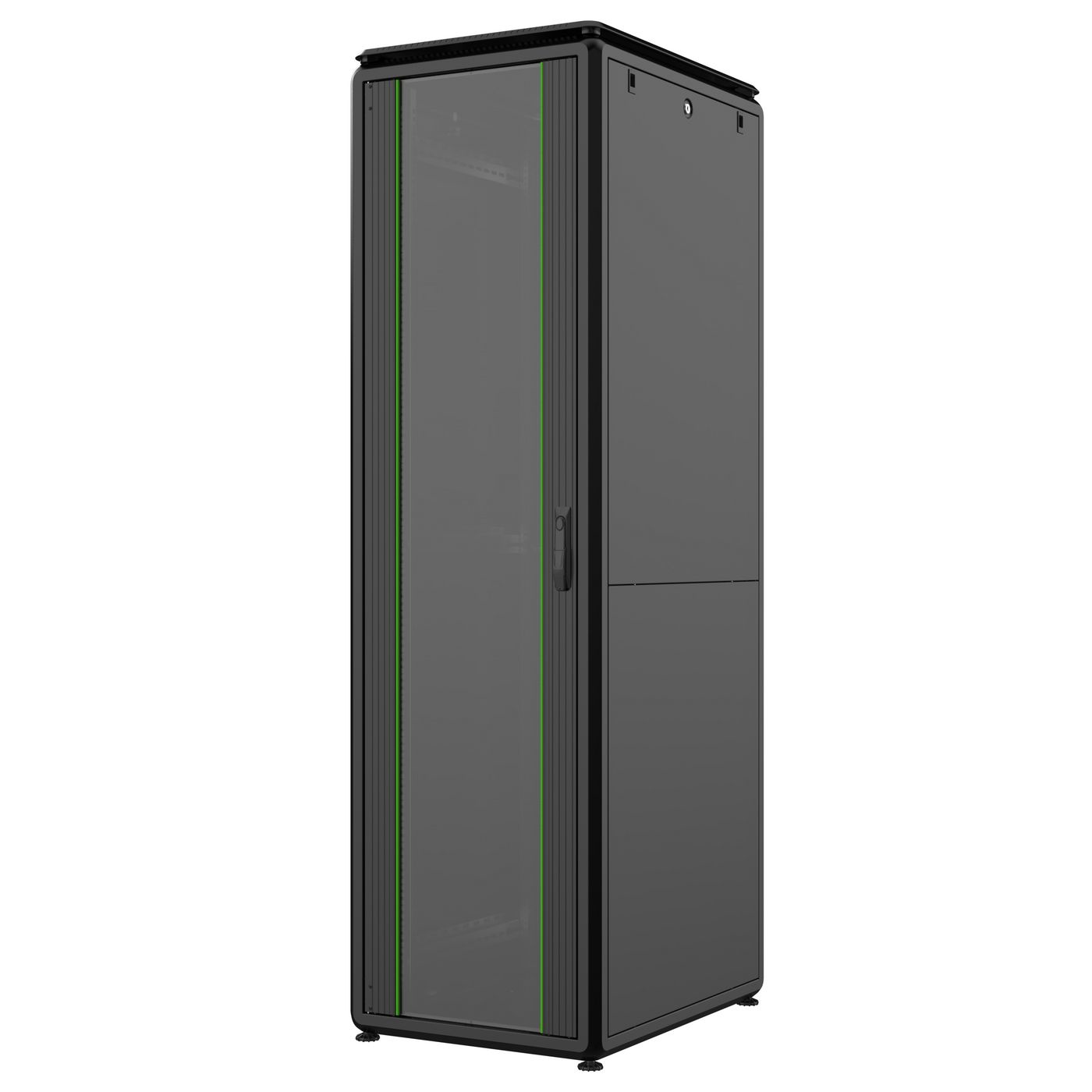 Lanview RDL42U68BL rack cabinet 42U Freestanding rack Black