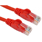 Cables Direct 5m Economy Gigabit Networking Cable - Red