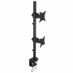 Techly ICA-LCD-350-D monitor mount / stand 68.6 cm (27") Black