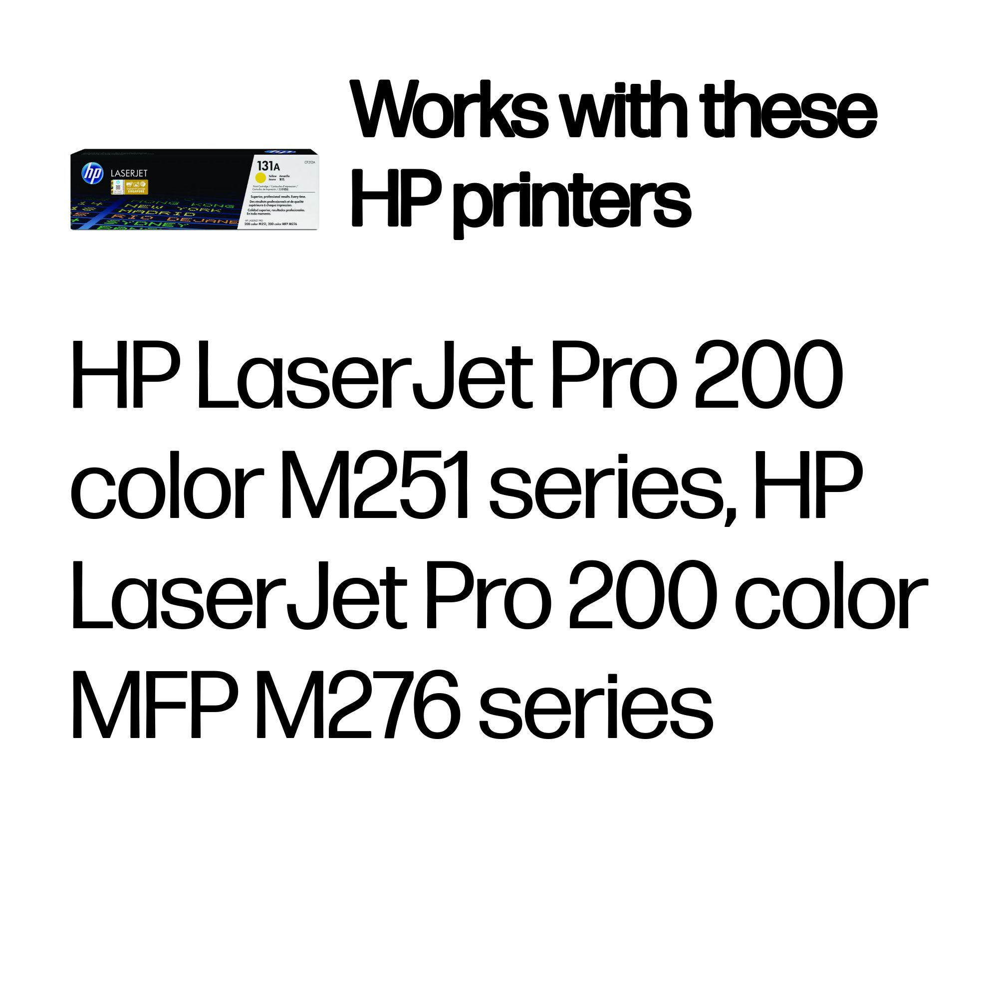 HP CF212A/131A Toner cartridge yellow, 1.8K pages ISO/IEC 19798 for HP Pro 200