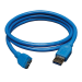 Tripp Lite U326-003 USB cable USB 3.2 Gen 1 (3.1 Gen 1) 35.8" (0.91 m) USB A Micro-USB B Blue