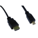 Cables Direct Micro HDMI 5m HDMI cable HDMI Type D (Micro) HDMI Type A (Standard) Black