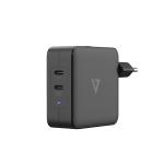 V7 ACUSBC65WGAN mobile device charger Black Indoor