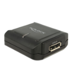 DeLOCK 11464 cable gender changer Displayport 20 pin, DC 5V Displayport 20 pin Black