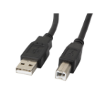 Lanberg CA-USBA-11CC-0050-BK USB cable USB 2.0 5 m USB B Black