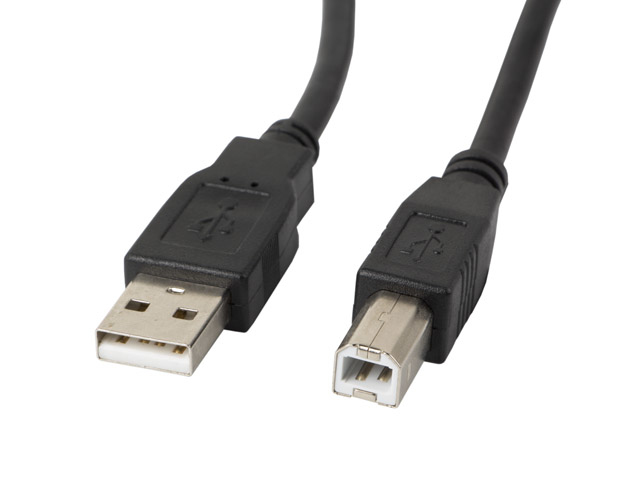 Lanberg CA-USBA-11CC-0050-BK USB cable USB 2.0 5 m USB B Black