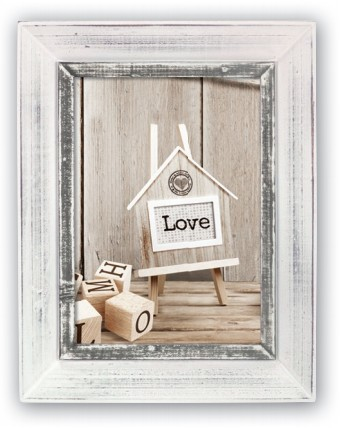 Image of ZEP Athis - Wood - Grey - Single picture frame - Table - Wall - 15...