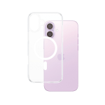 PanzerGlass ® HardCase Transparent w. White MagSafe iPhone 16 Plus