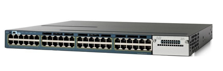 Cisco Catalyst WS-C3560X-48P-S network switch Managed L3 Gigabit Ethernet (10/100/1000) Power over Ethernet (PoE) 1U Blue
