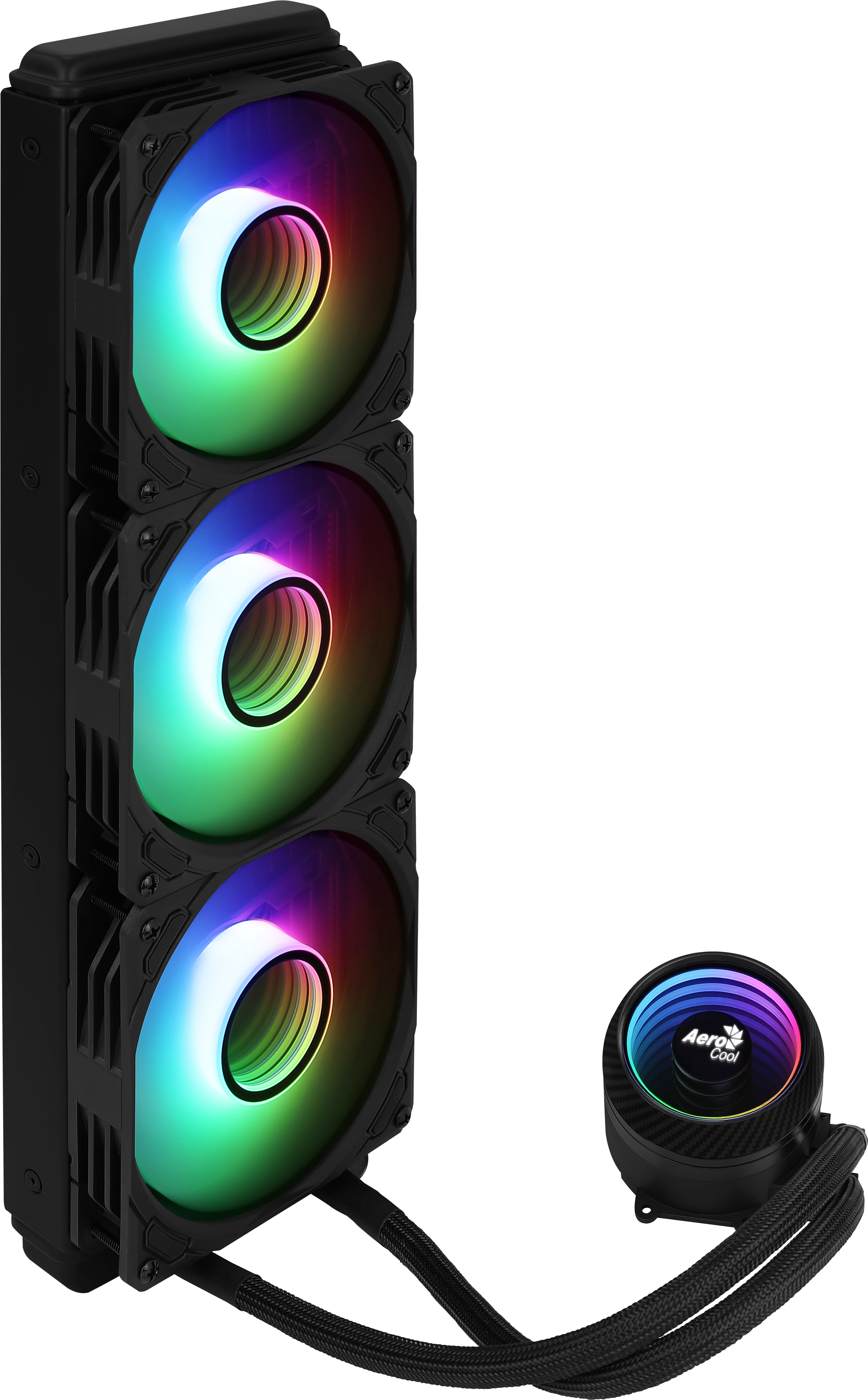 Image of Aerocool MIRAGEL360 Liquid CPU Cooling 3x12cm ARGB Fan TDP 550W Black