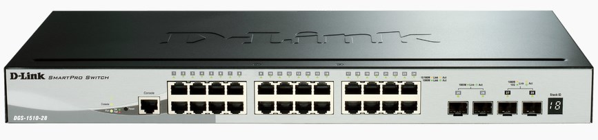 Image of D-Link DGS-1510 Managed L3 Gigabit Ethernet (10/100/1000) Black