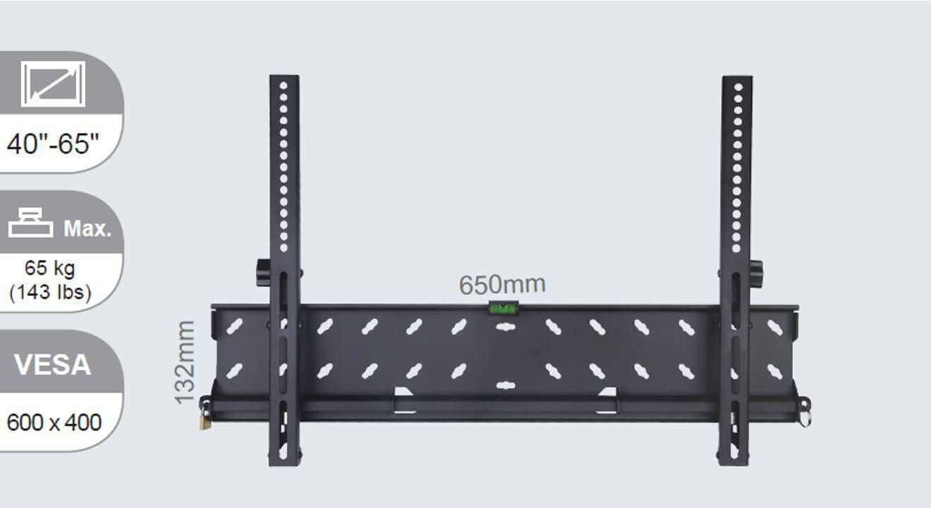 Image of Vivolink VLMW4065T TV mount/stand 165.1 cm (65") Black