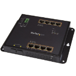 StarTech.com Industrial 8 Port Gigabit PoE+ Switch w/2 SFP MSA Slots - 30W - Layer/L2 Switch Hardened GbE Managed - Rugged High Power Gigabit Ethernet Network Switch IP-30/-40 C to 75 C
