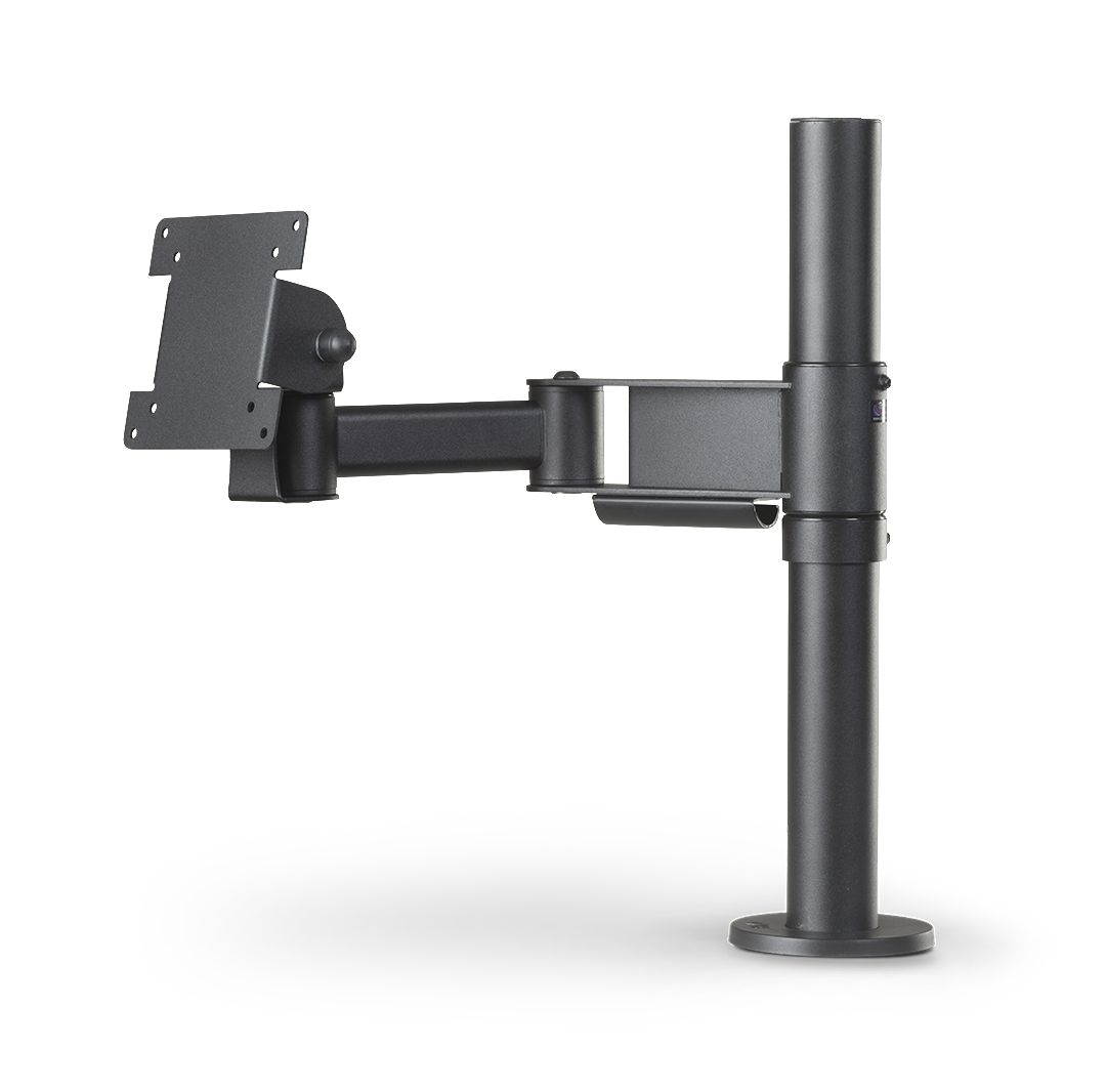 Image of Ergonomic Solutions SpacePole Screen Mount with 300mm Elbow Arm -...