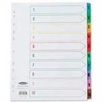 Concord INDEX 1-10 A4 EW MULTICOLOUR