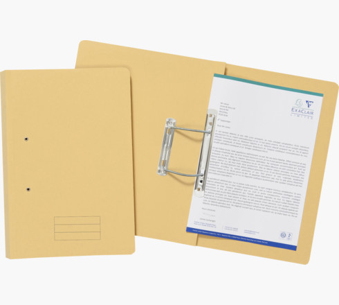 Image of Exacompta TFM-YLWZ folder Manila hemp Yellow A4