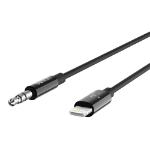 Belkin AV10172BT06-BLK câble audio 1,8 m 3,5mm Noir
