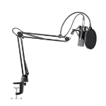 ProSound XLR Microphone with Boom Arm Kit Condenser Cardioid Polar Pattern