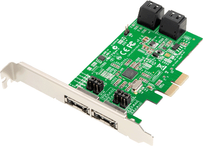 Image of Dawicontrol DC-624E RAID RAID controller PCI Express x2 2.0