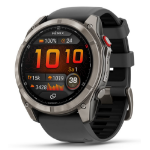 Garmin fÄ“nix 8 Pro 3.56 cm (1.4") AMOLED 51 mm Digital 454 x 454 pixels Touchscreen Graphite, Titanium Wi-Fi GPS (satellite)