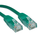 Cables Direct 0.25m Cat6, M - M networking cable Green U/UTP (UTP)