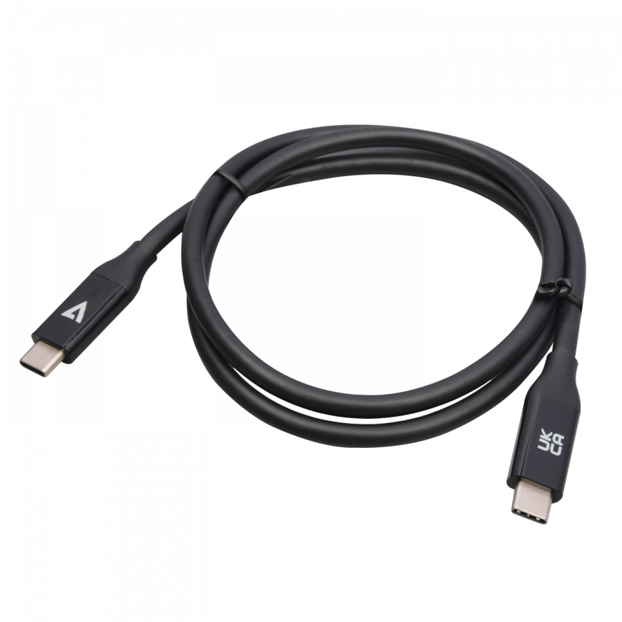 Image of V7 V7USB4-80CM USB cable 0.8 m USB C Black