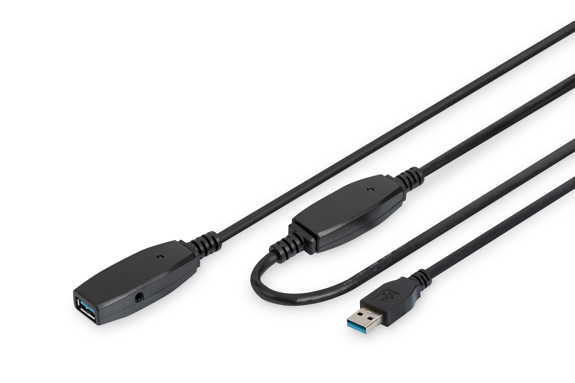 Photos - Cable (video, audio, USB) Digitus Active USB 3.0 extension cable, 15 m DA-73106 