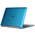 iPearl MCOVERASC100AQU laptop case 10.1" Hardshell case Blue, Translucent