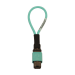 Tripp Lite N844B-LOOP-12F InfiniBand/fibre optic cable 3.94" (0.1 m) MPO/MTP OFNR Aqua color, Black