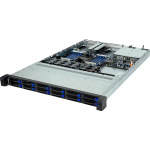GIGABYTE R163-S32-AAB1 LGA 4677 (Socket E) Rack (1U) Zwart, Staal