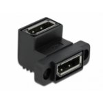 DeLOCK 81310 tussenstuk voor kabels DisplayPort Zwart