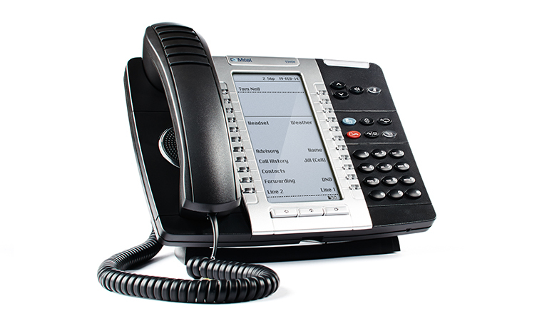 Image of Mitel MiVoice 5340e IP phone Black LCD
