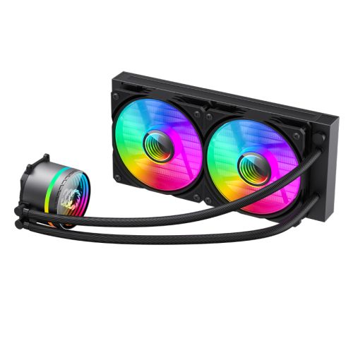 Image of GAMEMAX Iceburg 240mm ARGB Liquid CPU Cooler 12cm ARGB PWM Fans...