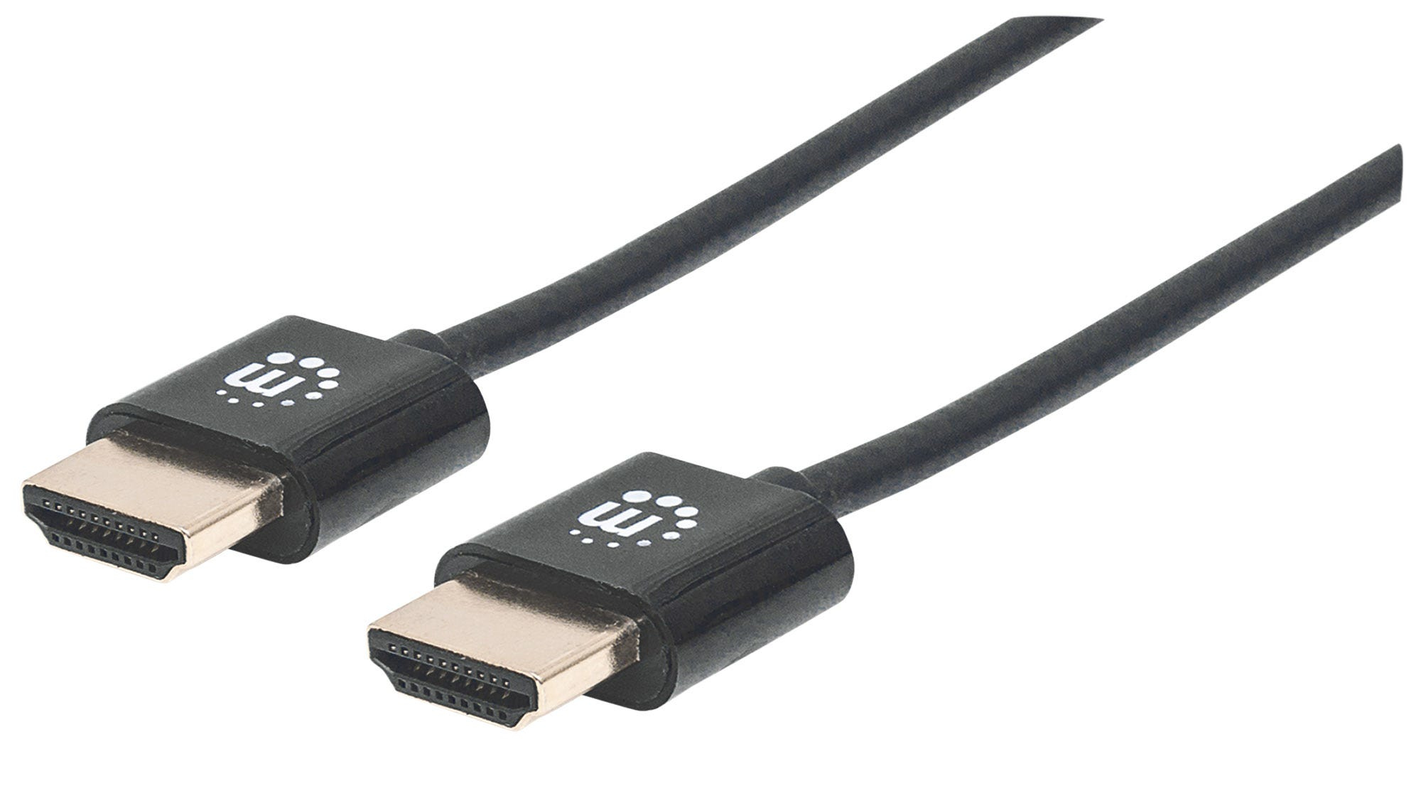 Image of Manhattan HDMI Cable with Ethernet (Ultra Thin), 4K@60Hz (Premium...