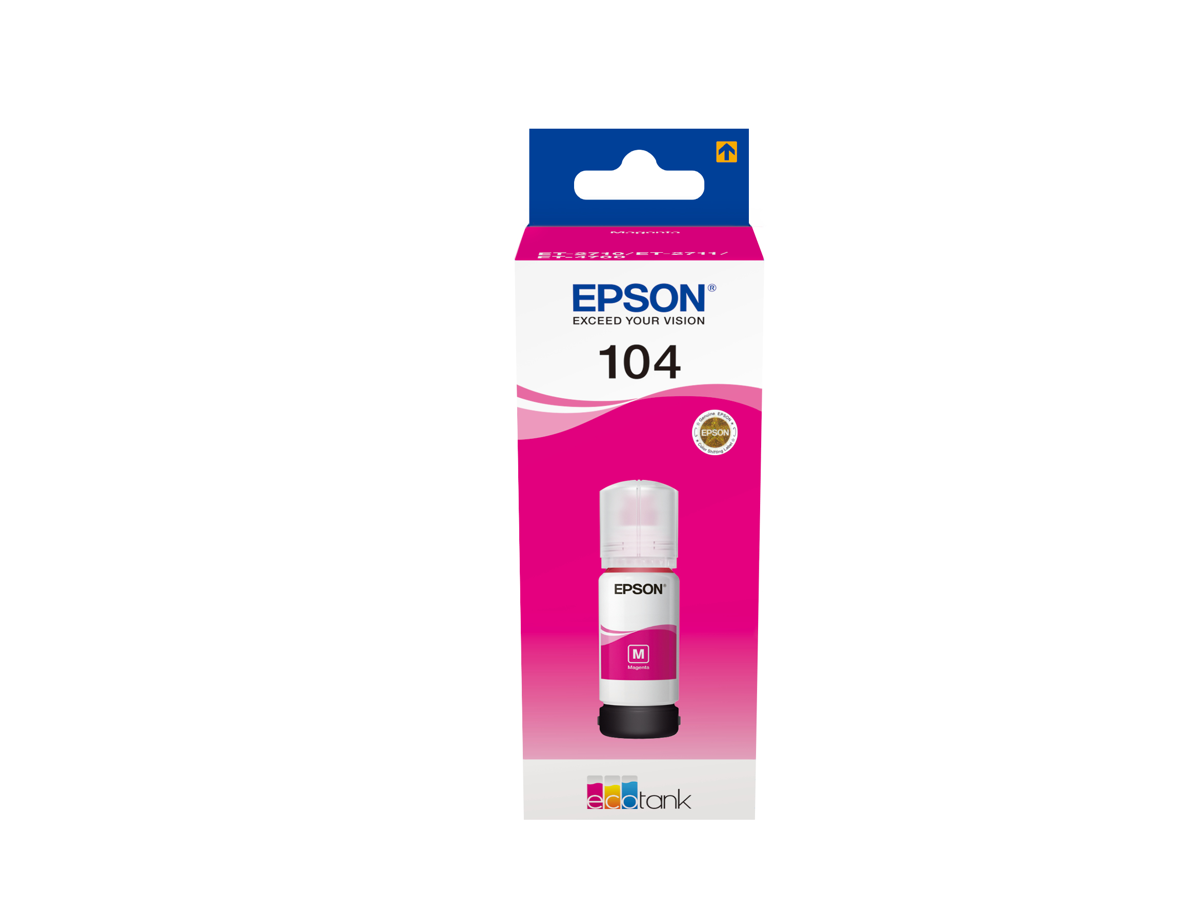Image of Epson C13T00P340/104 Ink bottle magenta, 7.5K pages 65ml for Epson...