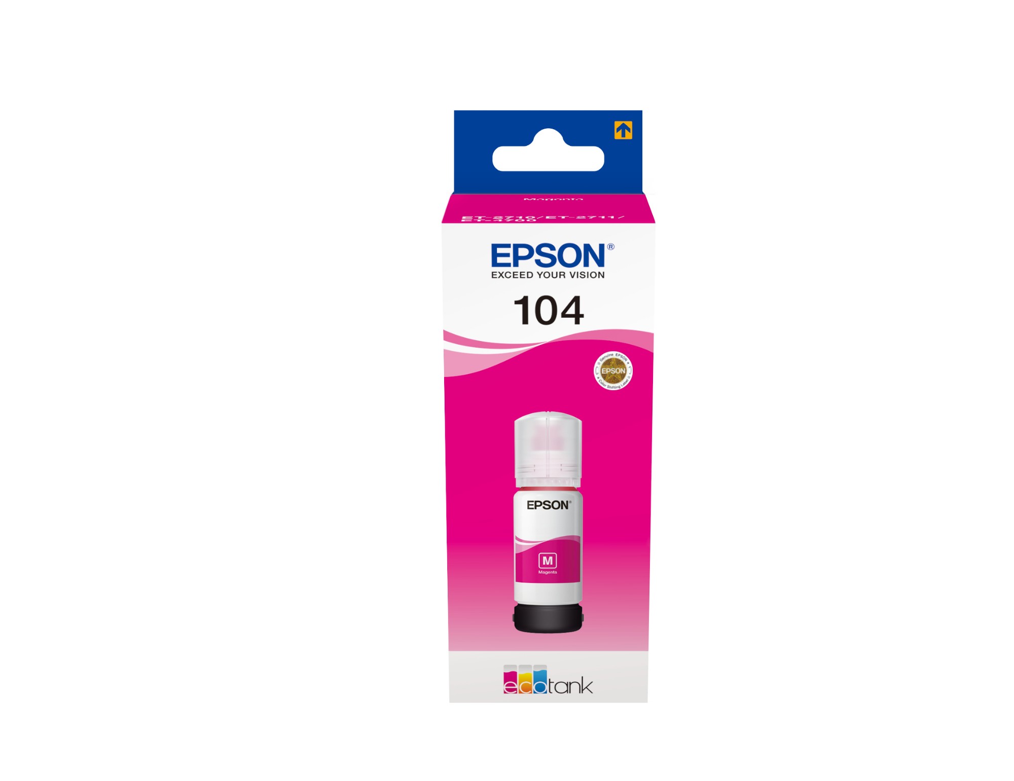 Epson C13T00P340 (104) Ink bottle magenta, 7.5K pages, 65ml