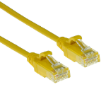 ACT Gele 2 meter LSZH U/UTP CAT6 datacenter slimline patchkabel met RJ45 connectoren câble de réseau Jaune 2 m U/UTP (UTP)