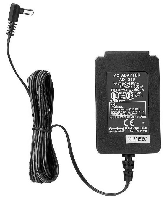 TOA AD-246 power adapter/inverter Indoor Black