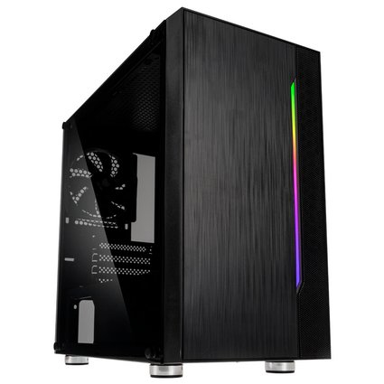 INSPIRE K6 KOLINK INTERNATIONAL COPORATION Inspire Series K6 ARGB Micro-ATX Case - Black