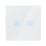 LogiLink WiFi Smart EU Light Switch, 2-Gang, Tuya compatible