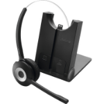 Jabra PRO 925 Dual Connectivity Headset Wireless Ear-hook, Head-band Office/Call center Bluetooth Black, Silver